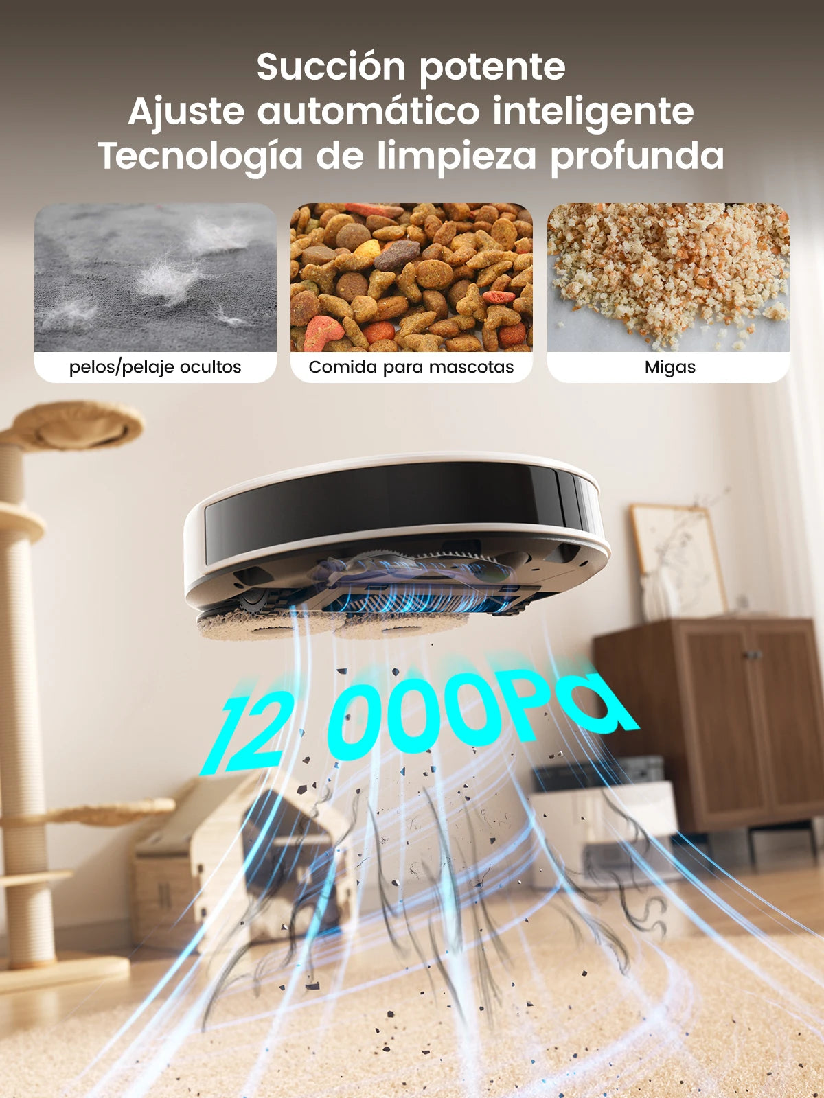Lefant Robot Vacuum Mop, Self Emptying,