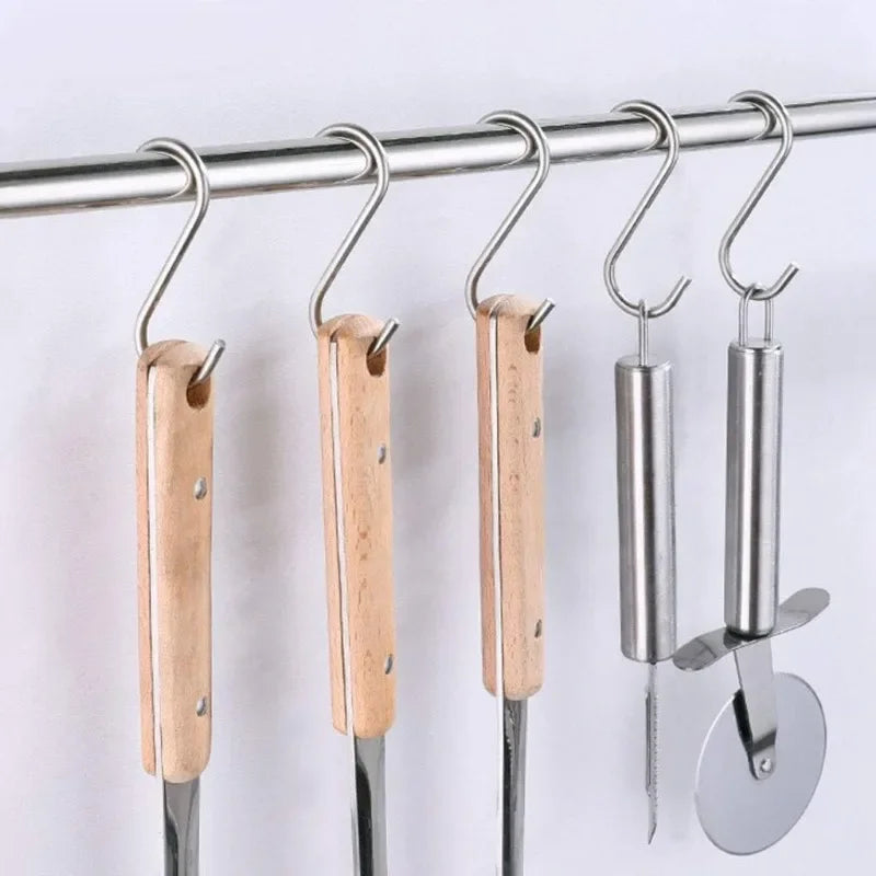 10-30PCS Metal S Hooks Stainless Steel