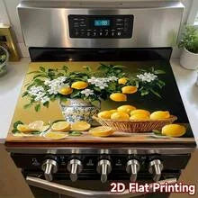 2 D Stove Cover, Tree Design, Branches Leaves,