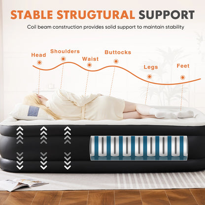 Queen Twin Size Air Mattress Blow Up