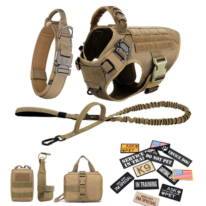 Military Large Dog Harness Collar, Harnesses, Accessories