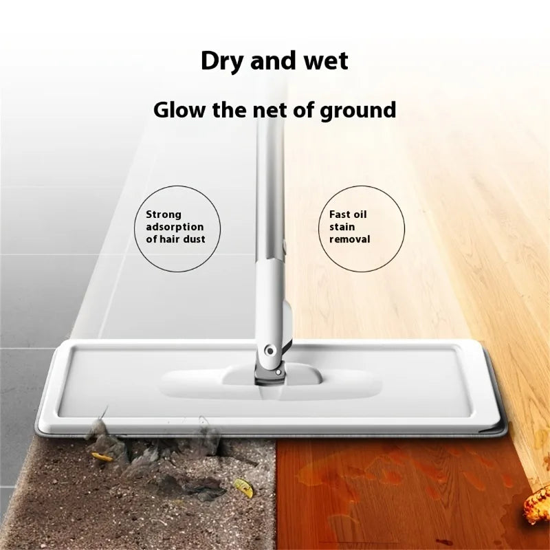 Hands-Free Flat Mop & Bucket Set