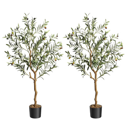 Artificial Olive Tree Plastic Plants in Pot