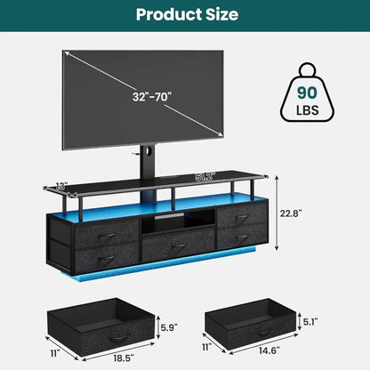 Stand with Mount for 32-70 inch TVs