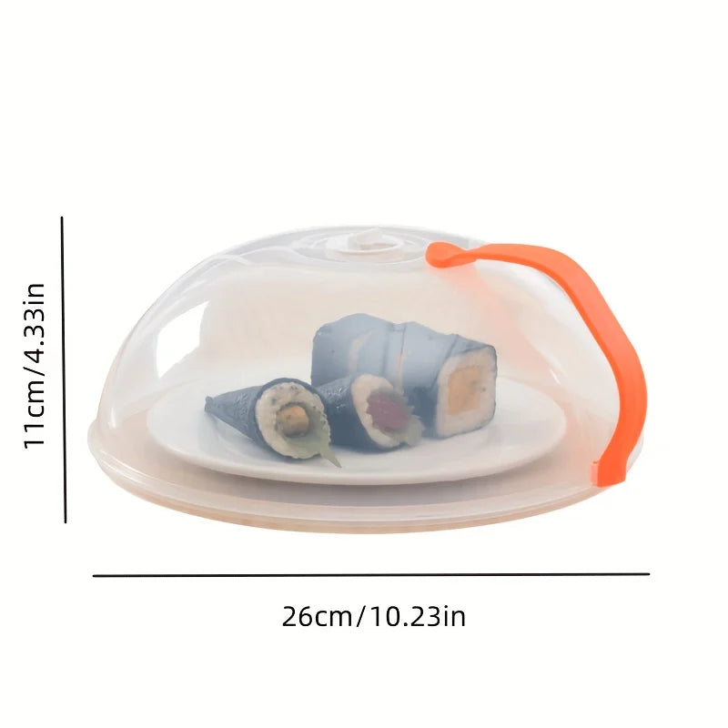 Microwave Food Cover, Steam Vents, Handle Easy