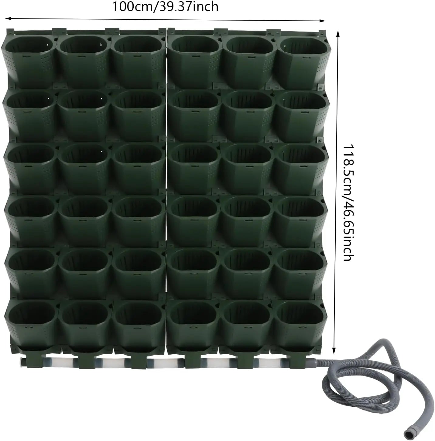 Self-Watering Vertical Garden Planter with 36 Pockets
