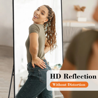 64"x21" Full Body Wall Mirror, Standing, Hanging, Leaning