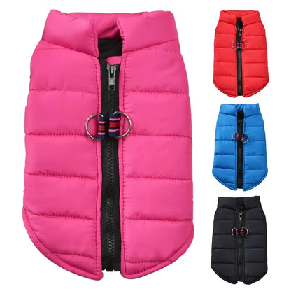 Windproof Pet Coat Jacket Padded Clothing Outfit Vest