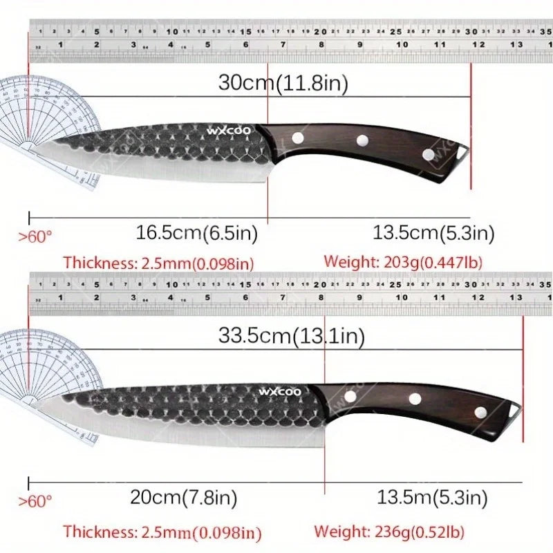 Professional Kitchen Chef Knife Set Stainless Steel