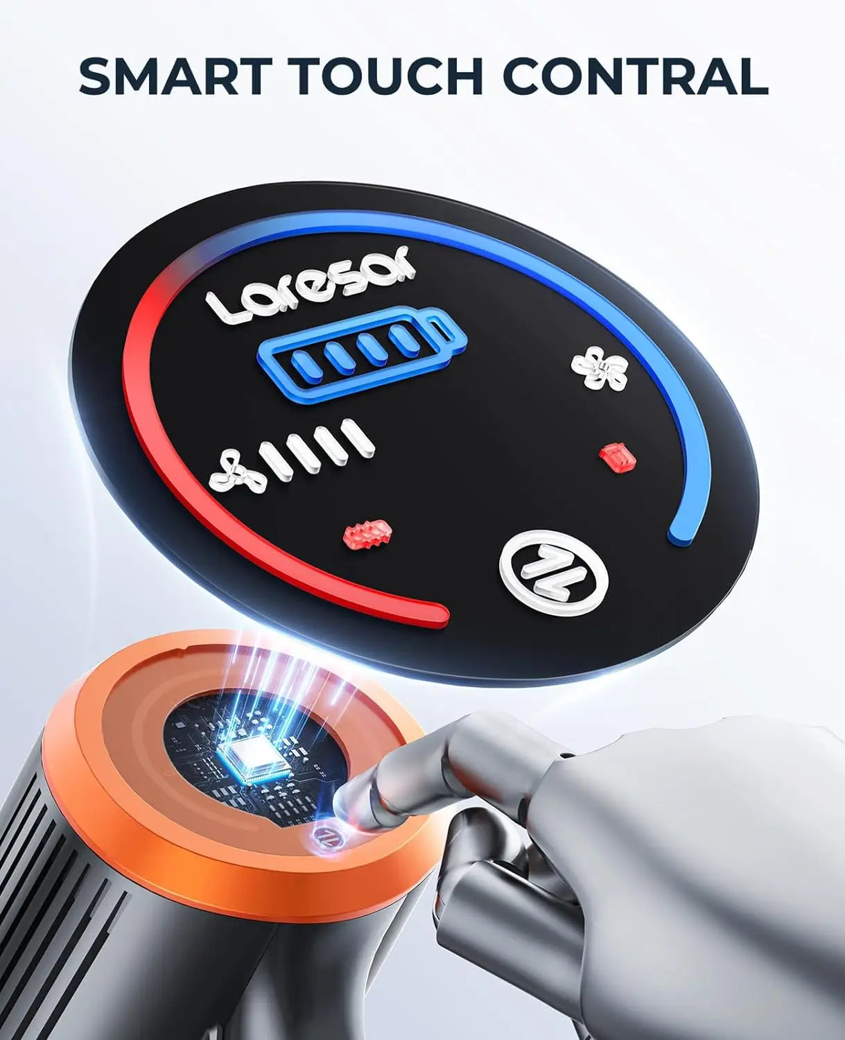 8 Cordless Vacuum Cleaner Handheld Touch Screen
