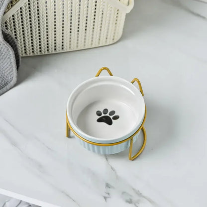 Single Or Double Tilt Bowl Ceramic for Pets