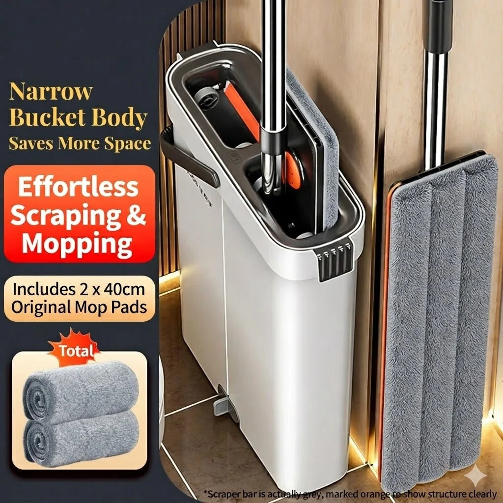Slim Mop Bucket Set (Only 5.3" Wide)
