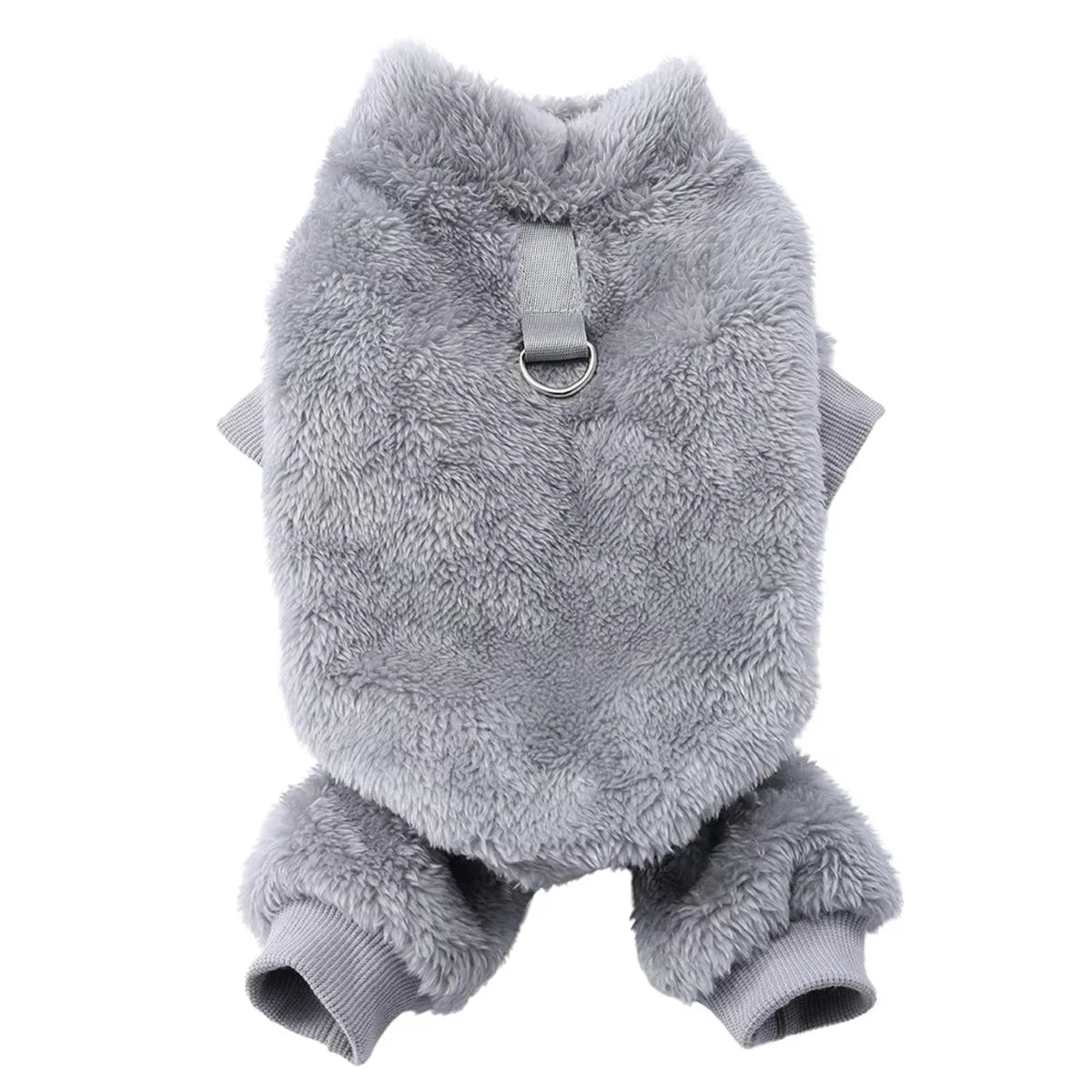 Winter Warm Pet Clothes Soft Flannel Dog Jumpsuit
