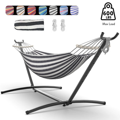 Hammock with Adjustable Stand w/Storage Bag