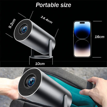 Portable 4K Projector - Home Cinema Outdoor Projetor