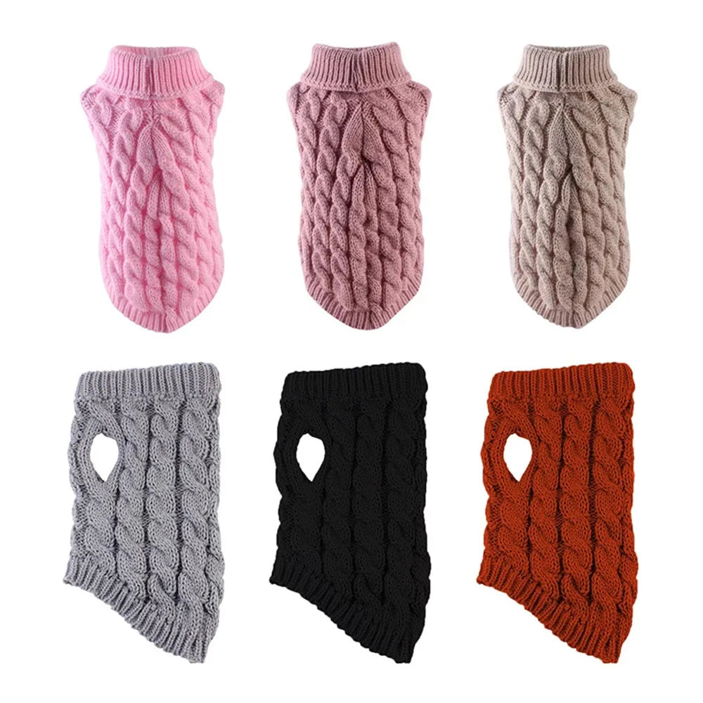 Sweater Fashion Solid Fried Dough Twists Knitting