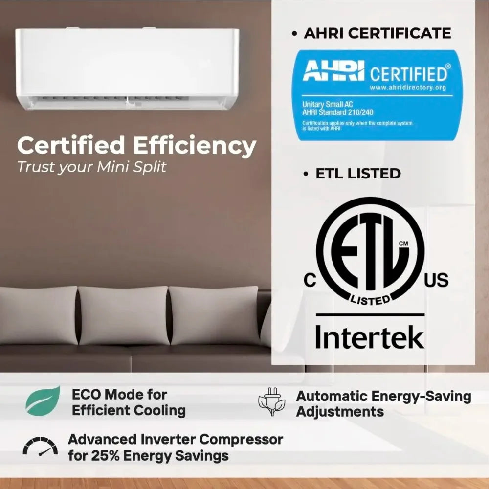 Energy-Efficient Wall Air Conditioner, Inverter, 12,000 BTU