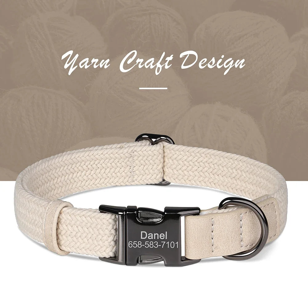 Custom Dog Collar Free Engraved Pet Name