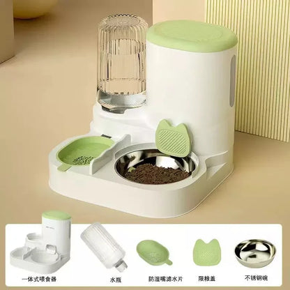2 In 1 Automatic Pet Water Fountain Pet Food Dispenser