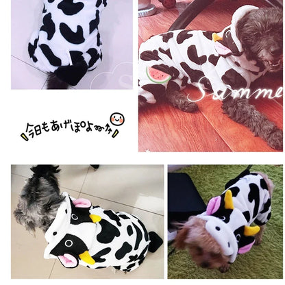 Clothes Soft Warm Fleece Jumpsuits Pets Costume Coats