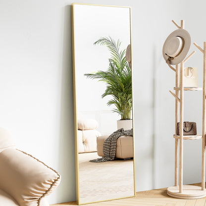 64"x21" Full Body Wall Mirror, Standing, Hanging, Leaning