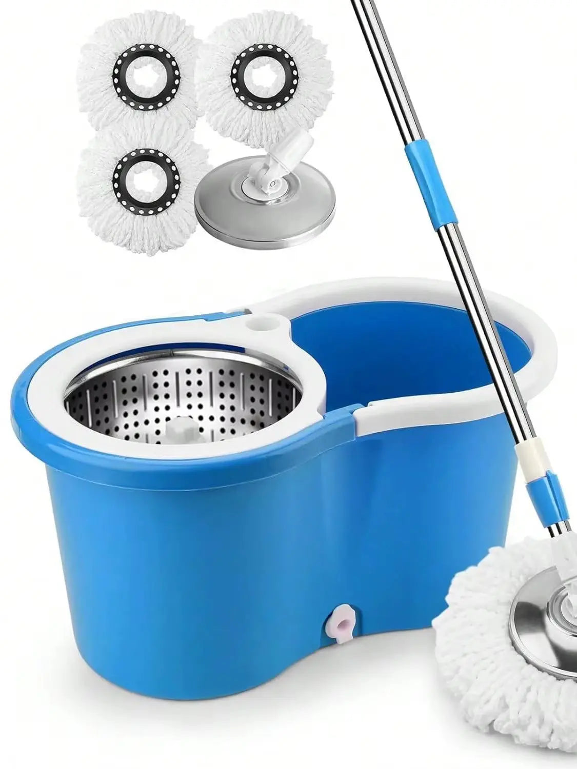 Spin Mop Bucket Set with Soap Dispenser