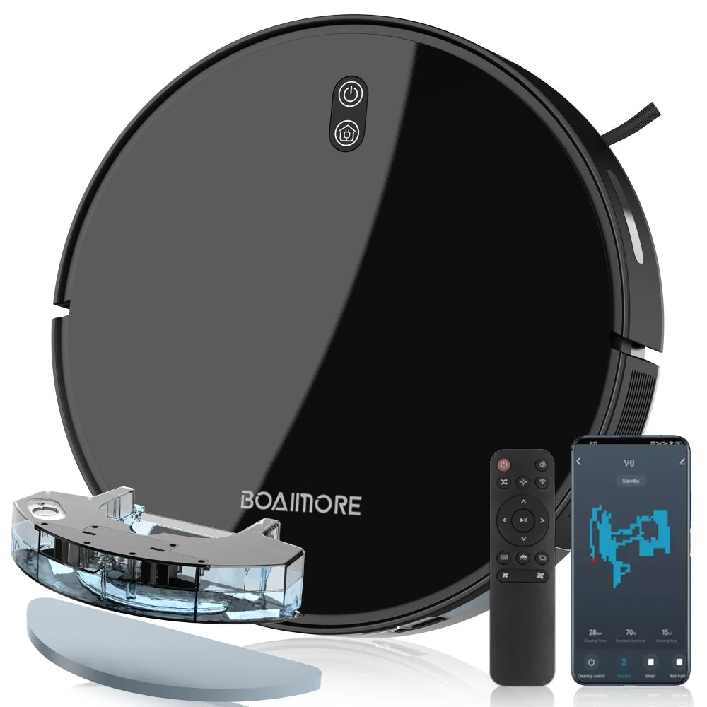 Robot Vacuum Cleaner Combo, Mop, Strong Suction