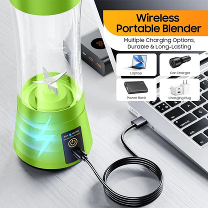 380ml household juice mixer mini electric juicer USB rechargeable smoothie shake mixer portable juicer household appliances