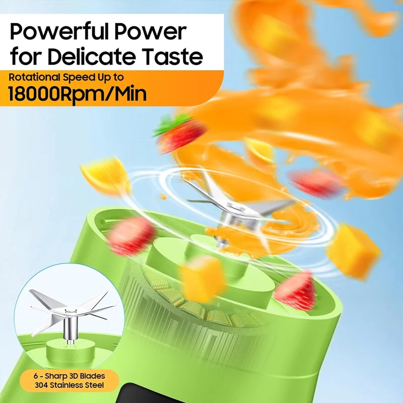 380ml household juice mixer mini electric juicer USB rechargeable smoothie shake mixer portable juicer household appliances