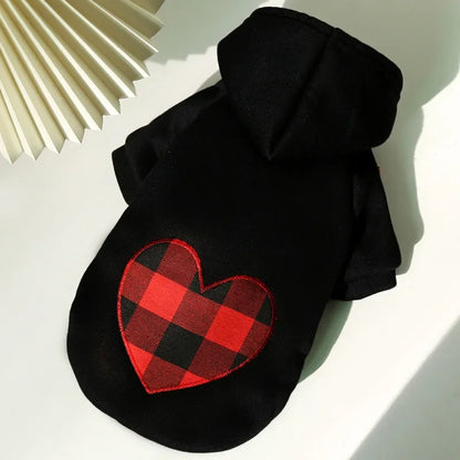Dog Winter Coat  Pet Jacket Plaid Reversible Vest