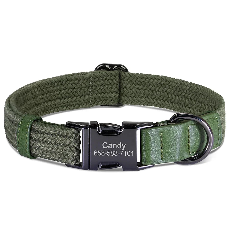Custom Dog Collar Free Engraved Pet Name