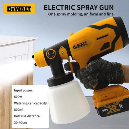 Dewalt Airbrush Brushless Electric Spray Gun Lightweight Paint Sprayer Uniform Spray for Home Improvement And DIY Projects