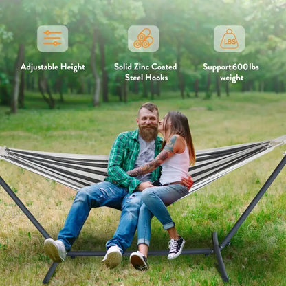 Hammock with Adjustable Stand w/Storage Bag