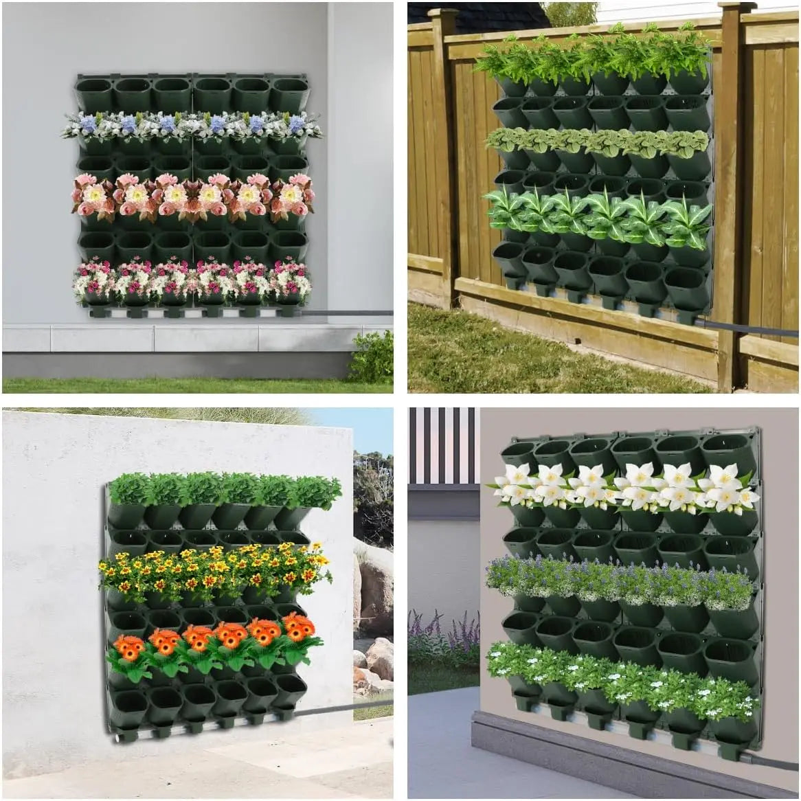 Self-Watering Vertical Garden Planter with 36 Pockets