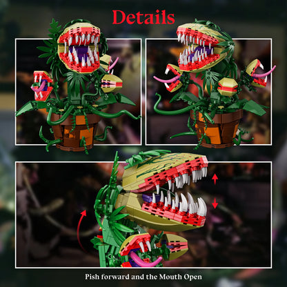 Piranha Plant Audrey Building Blocks Set Horrors Flower