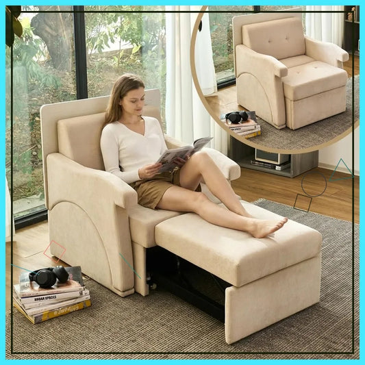 5 in 1 Convertible Sofa Bed, Foldable Sleeper Chair