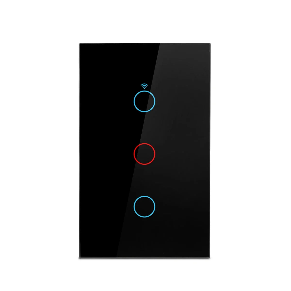 Tuya Smart Switches US Neutral Wire/No Neutral Wire Required 1/2/3/4 Gang Light WiFi Touch Switch Work with Alexa Google Home