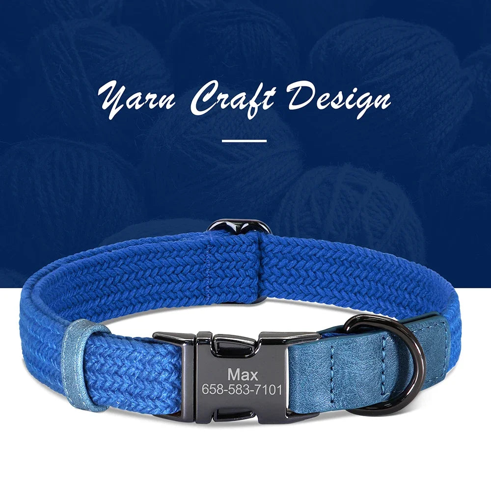 Custom Dog Collar Free Engraved Pet Name