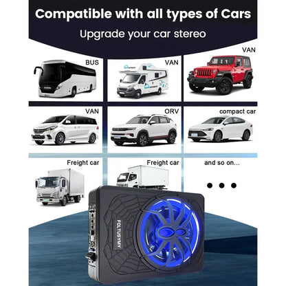 1200W 10 Compact Subwoofer with Built-in Amplifier