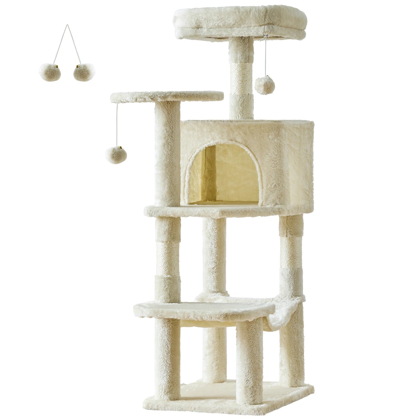 44In Cat Tree Tall Multi-Climbing Towert