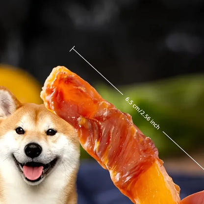 Training Treats: Chicken & Duck Wrapped Sweet Potato
