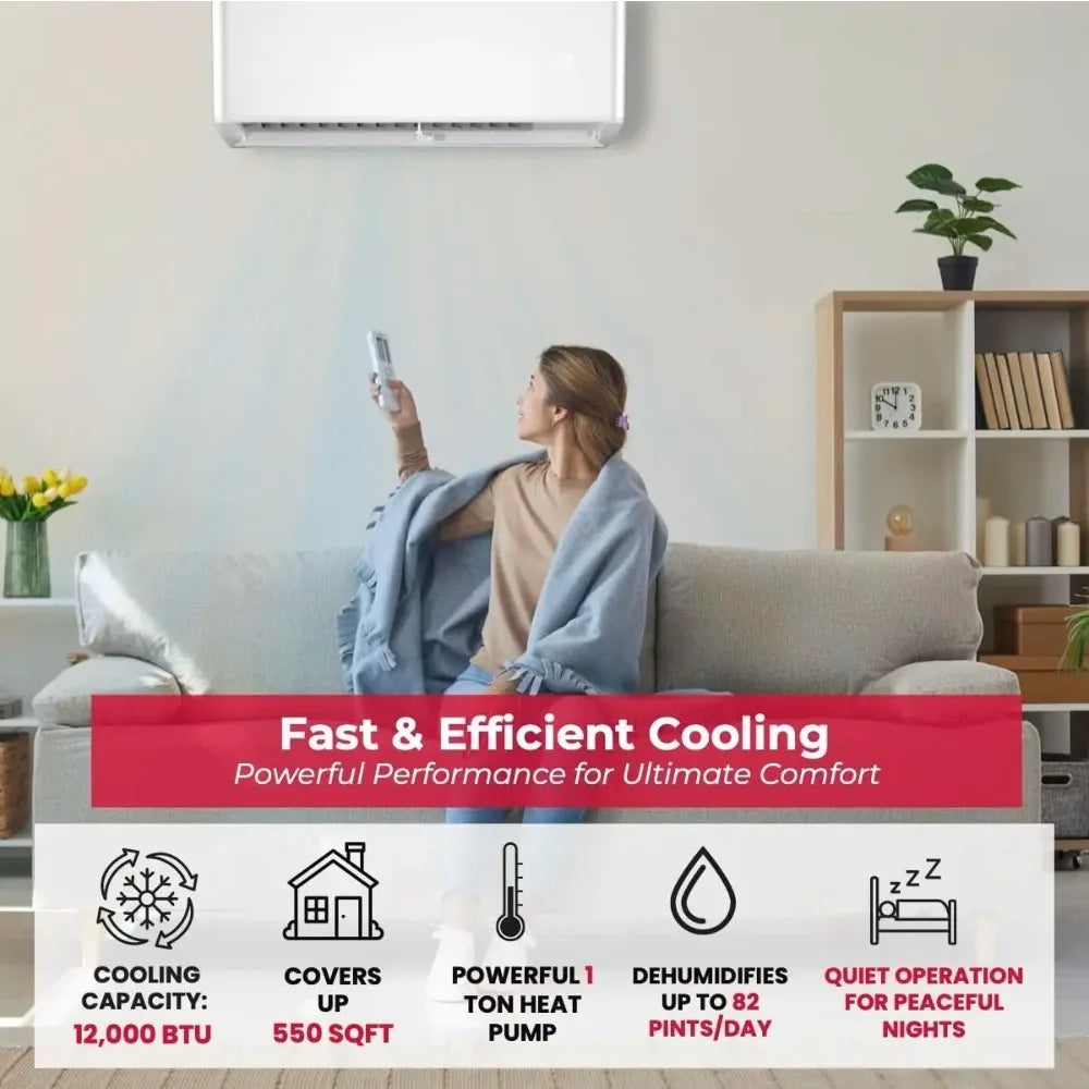 Energy-Efficient Wall Air Conditioner, Inverter, 12,000 BTU