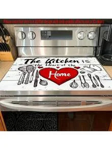 2 D Stove Cover, Tree Design, Branches Leaves,