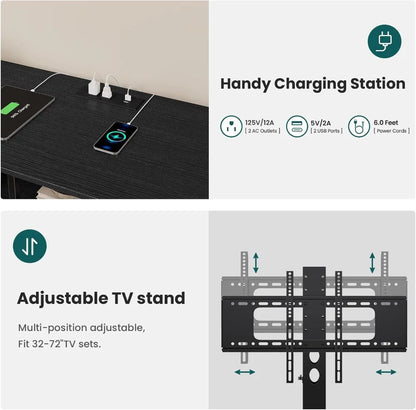Stand with Mount for 32-70 inch TVs