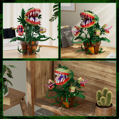 Piranha Plant Audrey Building Blocks Set Horrors Flower