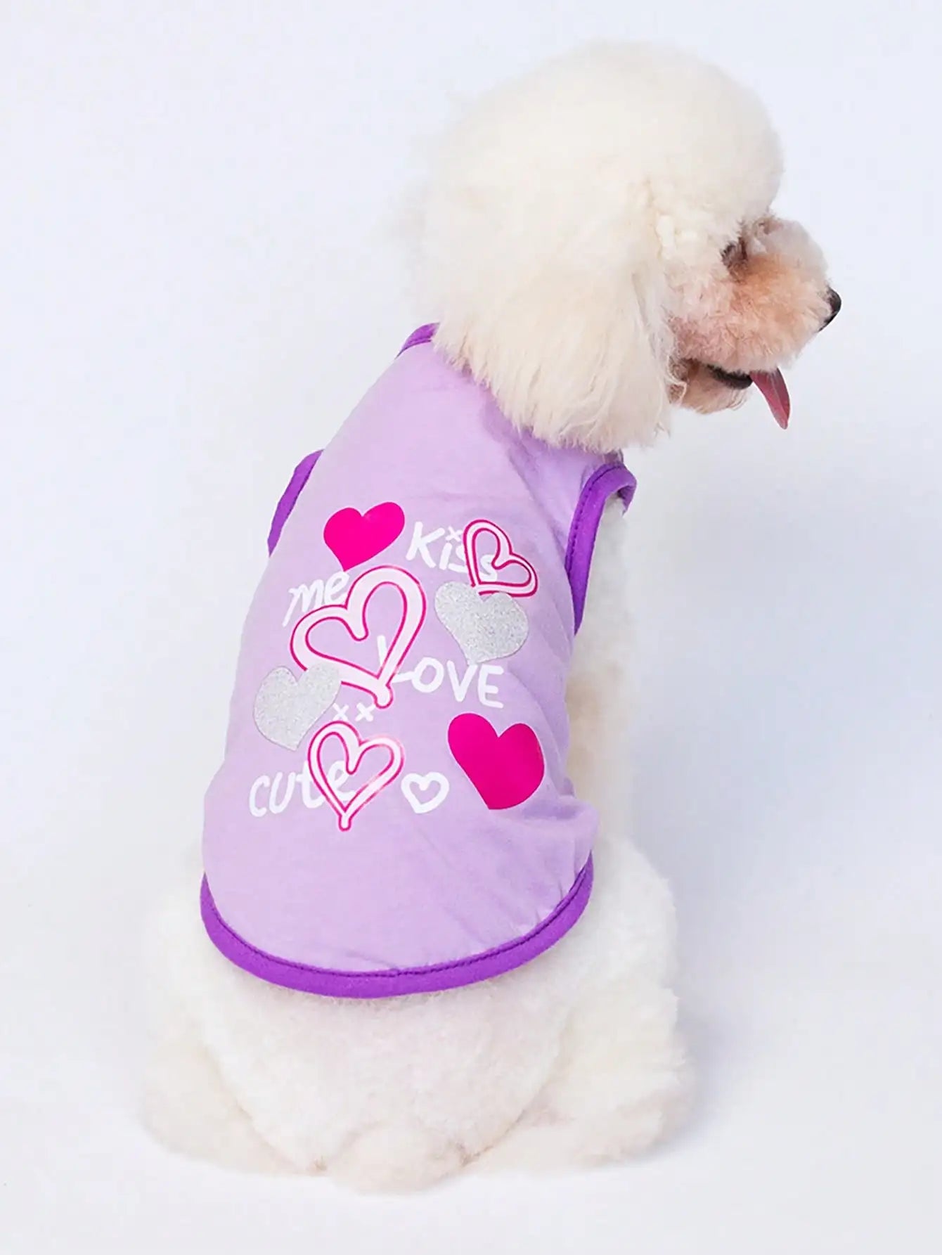 Spring Summer Printed Pet Sleeveless Vest Soft Comfortable