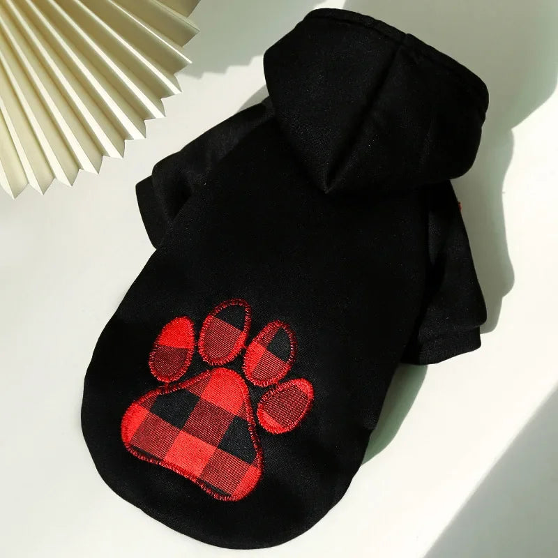 Dog Winter Coat  Pet Jacket Plaid Reversible Vest