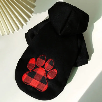 Dog Winter Coat  Pet Jacket Plaid Reversible Vest