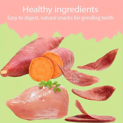 Training Treats: Chicken & Duck Wrapped Sweet Potato
