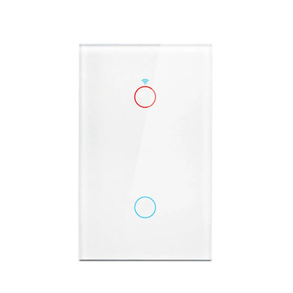 Tuya Smart Switches US Neutral Wire/No Neutral Wire Required 1/2/3/4 Gang Light WiFi Touch Switch Work with Alexa Google Home
